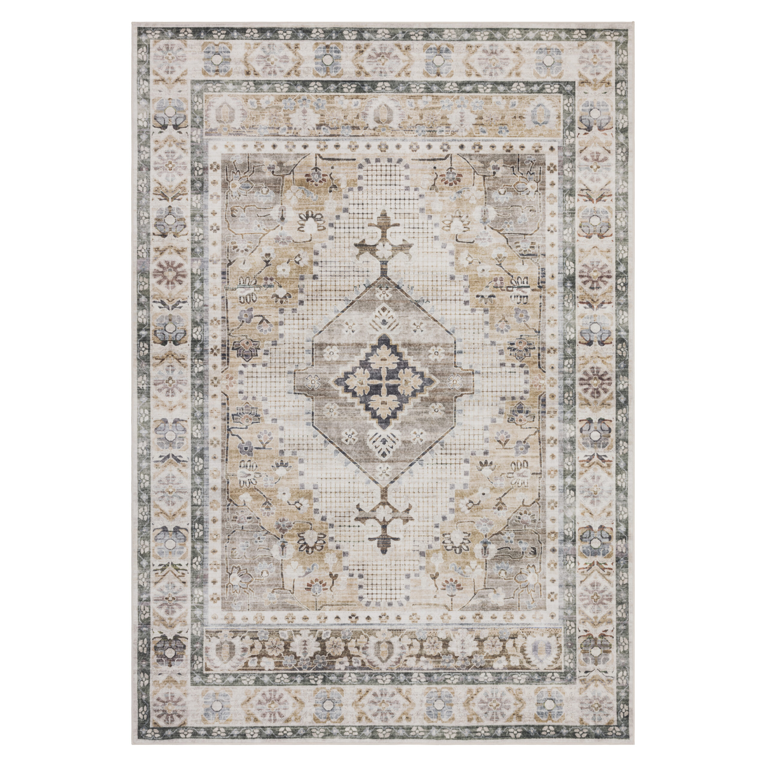Kilimas Cyrus K25626 Margaspalvė Smėlinė 200 x 290 cm